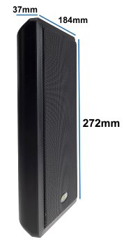 Flatpanel-Lautsprecher, 40W, schwarz