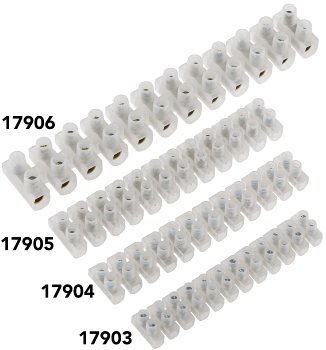 Lüsterklemmenleiste 2,5-4,0mm² 12-polig mit Schraubklemmen 