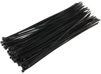 Kabelbinder 200mm x 2,5mm, schwarz