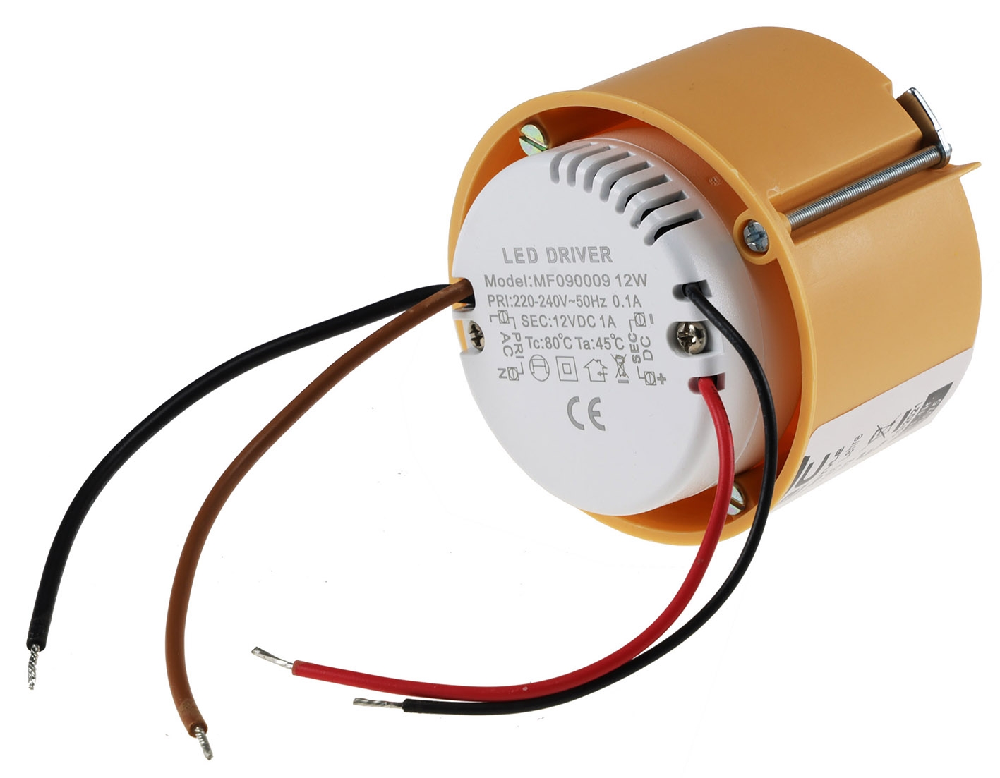 Trafo für LEDs 0,5-12W Runde Bauform 12V 