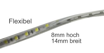 LED-Stripe "Ultra-Bright" 230V, 5,0m