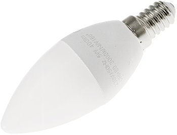 LED Kerzenlampe E14 "K50" weiß