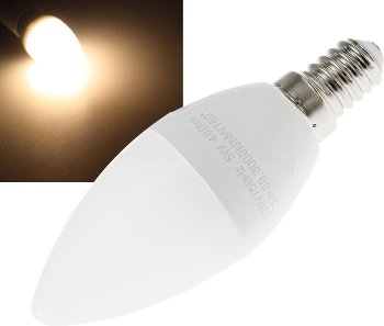 LED Kerzenlampe E14 "K70" warmweiß