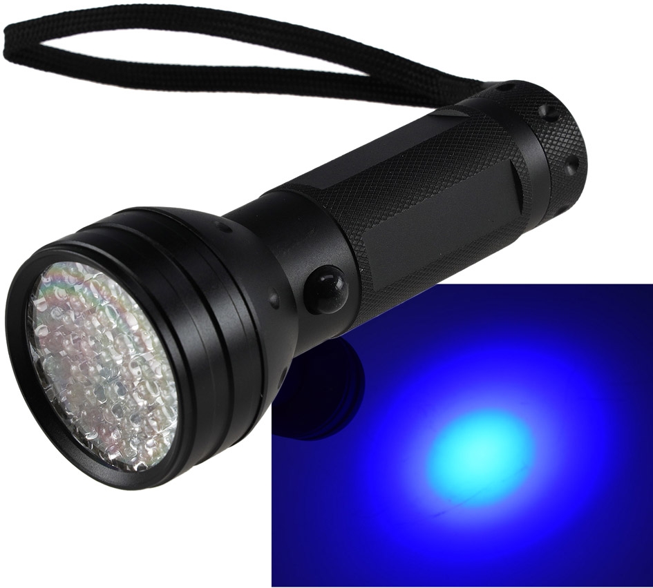51 LEDs Taschenlampe UV 395-410nm Schwarzlicht Handlampe BlitzlicHeißer Verkauf 