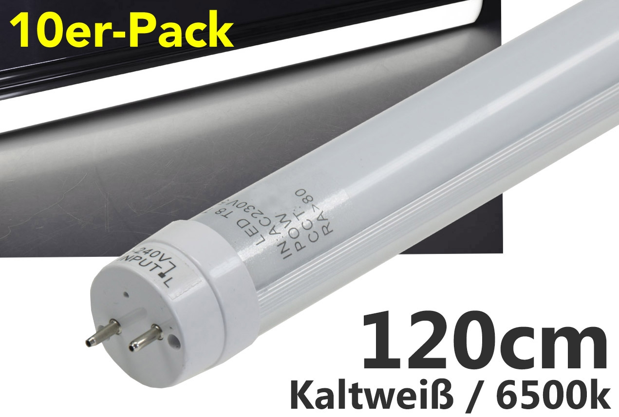 LED Röhre Philips CorePro T8 120cm 14,5W, 1600lm, 6500k Kaltweiß, 10er-Pack  # Achtung! Separates Sperrgut-Paket # - »