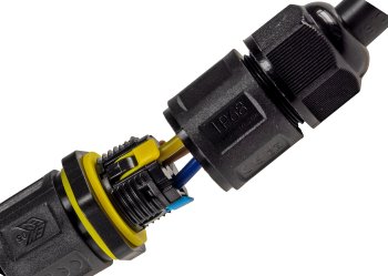 Kabelverbinder 3-polig, IP68, 230V